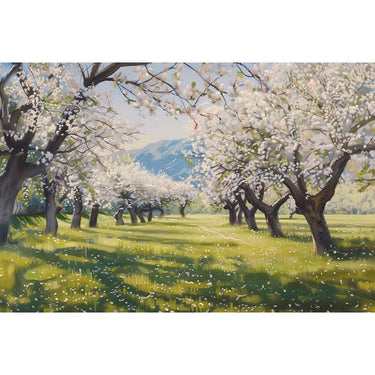 Blossoming Almond Tree Canvas